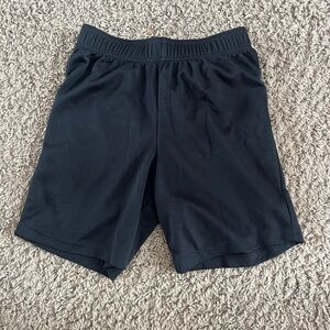 Kids Classic Black Athletic Shorts